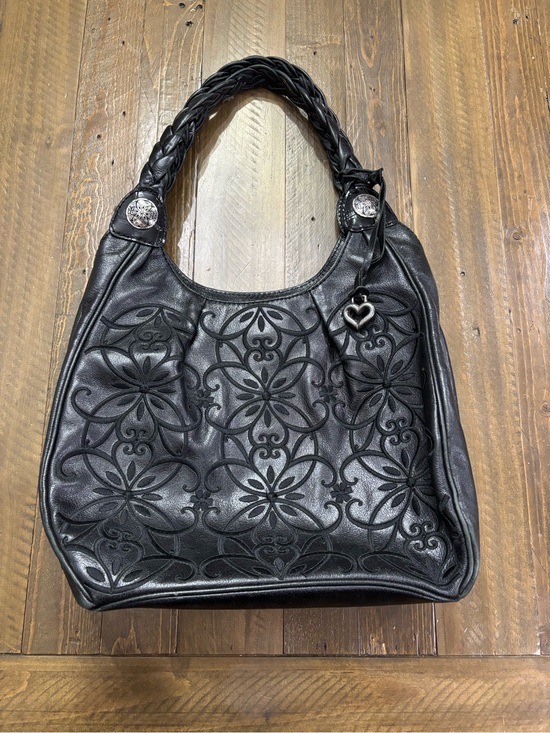 Brighton Handbags - Brighton Florencia Floral Embroidered Hobo Bag